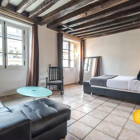 Marais Rosiers Loft - Menage Pro, Climatisation, Wifi *